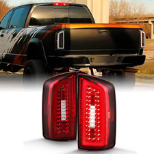 - Fits 2007 2008 Dodge Ram 1500 2500/2009 3500 Full LED Tube Bar Red Clear Tail