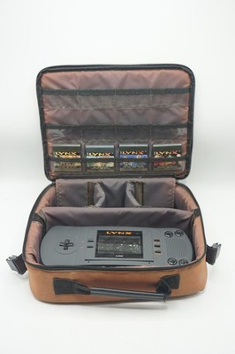Atari Lynx - 4 Spiele und offizielle Tasche - PAG-0200 - Ersatzteile oder Reparaturen - 36G
