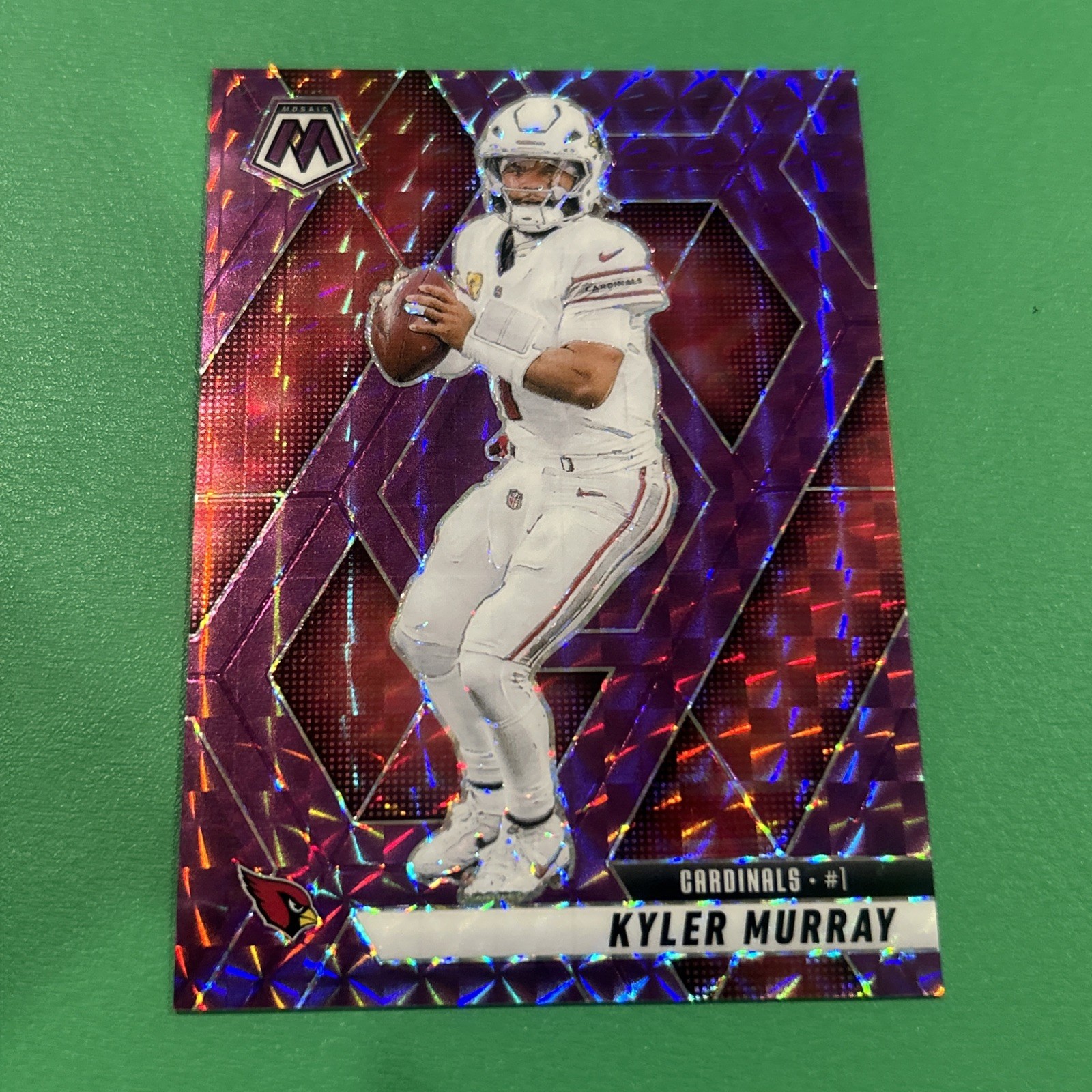 2025 Panini Mosaic - Kyler Murray #104 Purple Mosaic Prizm /49