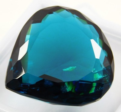 Certified 107.80 Ct Natural Bluish Green Grandidierite Pear Cut Loose Gemstone