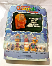 MCDONALDS 1988 NEW FOOD CHANGEABLES HAPPY MEAL DISPLAY - COMPLETE - NICE - RARE