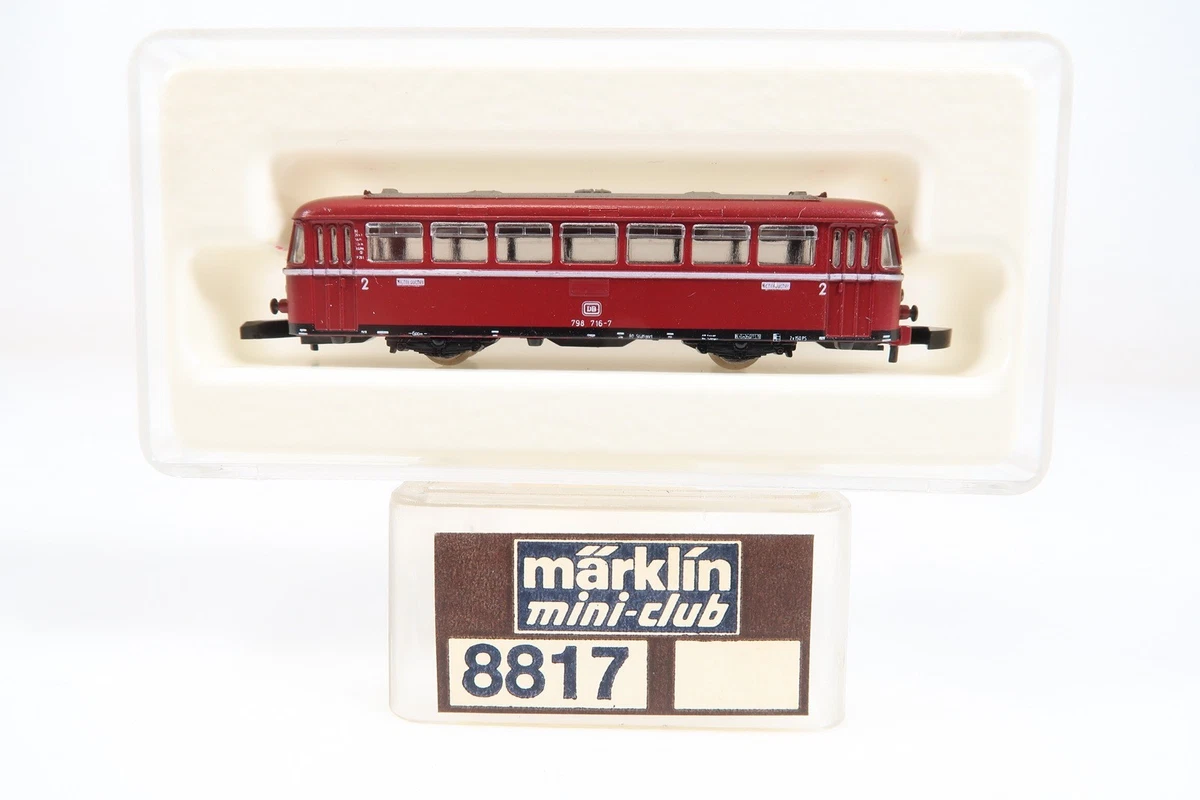 2 Remorques Marklin Mini Club 8817 – Echelle Z 1:220 – Pour Autorail (occasion)