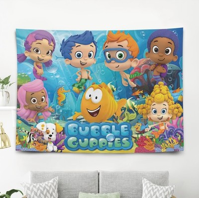 Bubble Guppies Wandteppich Wandbehang Schlafzimmer Tagesdecke