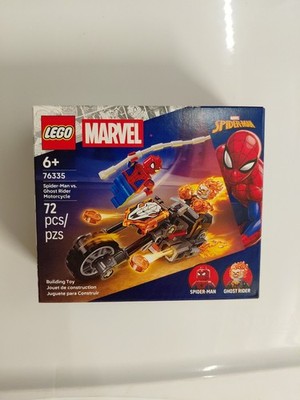 LEGO  Marvel Super Heroes Spider-Man vs. Ghost Rider Motorcycle 76335 [New Toy]