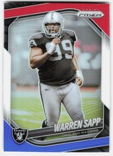 2025 Panini Prizm #212 Warren Sapp Red White and Blue