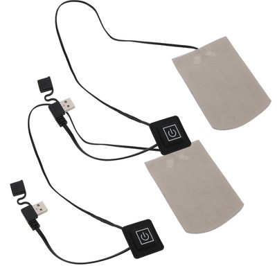 1 Paar Verbund Faser Elektrische Socken Heizung Film USB Winter Warm Halten SL