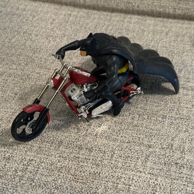 Batman Custom Chopper Motorcycle Figure Display Piece 2003 Funline WCC Style