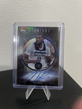 2025 Topps Midnight Basketball Naz Reid Auto Midnight Oil Marks #MO-NR Wolves