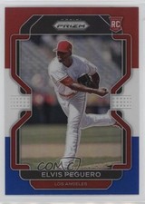 2022 Panini Prizm Tier II Red White & Blue Prizm Elvis Peguero #145 1e19