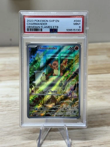 Pokémon Charmander 044 Sv: Scarlet & Violet Promo Cards Promo Holo 2023 PSA 9