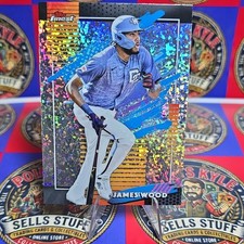 ⚾🔥 James Wood Mini Diamond Refractor #164 Uncommon 2026 Topps Finest