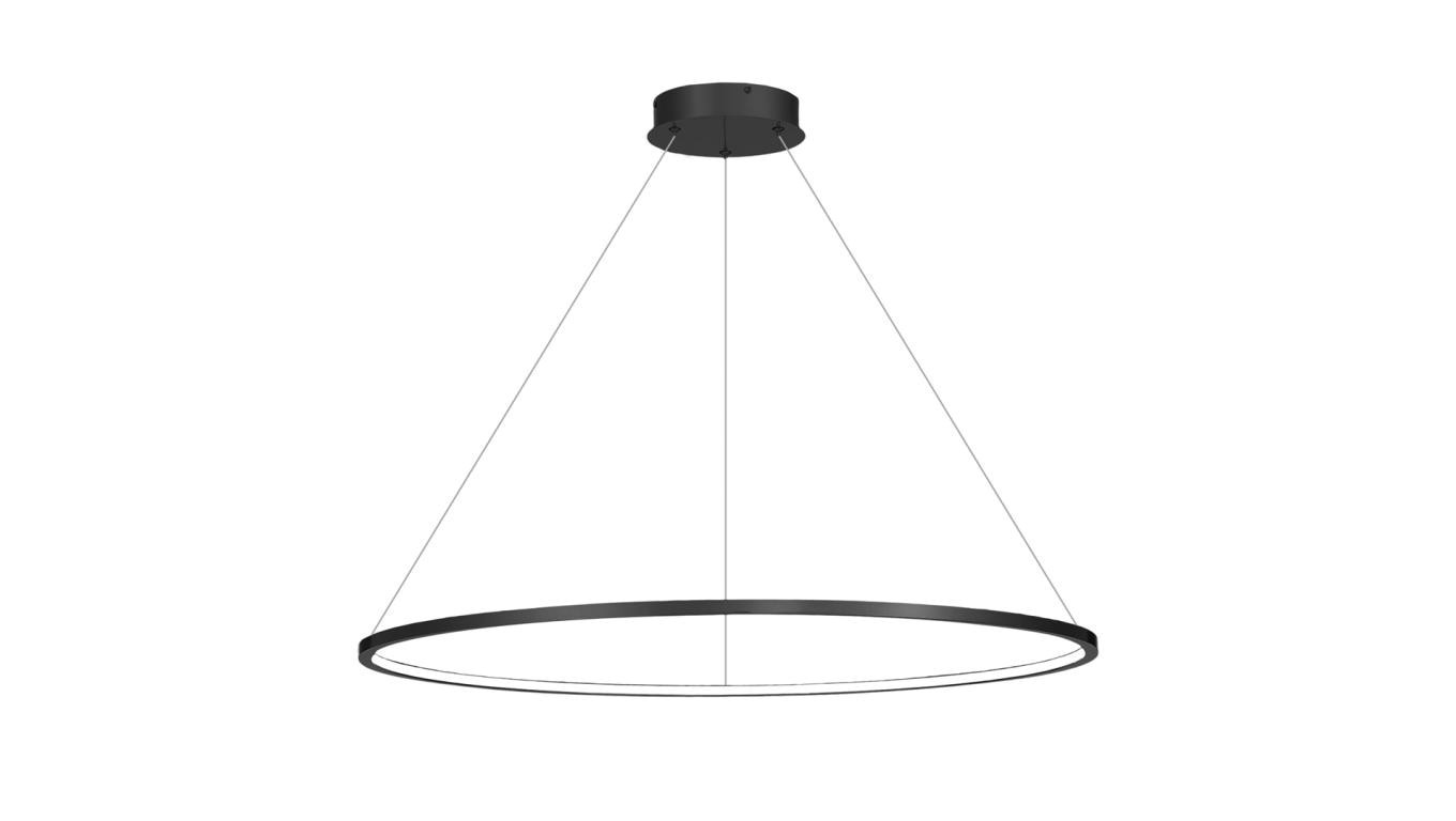 Saturno Black 57W LED Pendant Light ML8862
