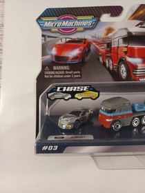 2020 Micro Machines Series 1 Race Team #03 Rare Chrome Chase GT-7 Transporter