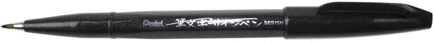 Portable Fude Touch Brush Stroke Pen: Black, Perfect for Artists & Calligraphers