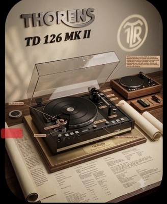 Thorens TD 162 Mk II - Near  Mint   volle Funktion Mit OVP!