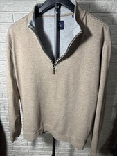 Johnnie-O Pullover Men's Sully Quarter Zip Wrinkle Resistant XL Cedar