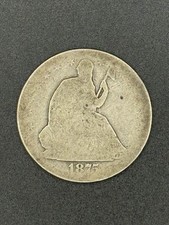 1875-S Seated Liberty Half Dollar 50c US Silver Coin 90% Silver