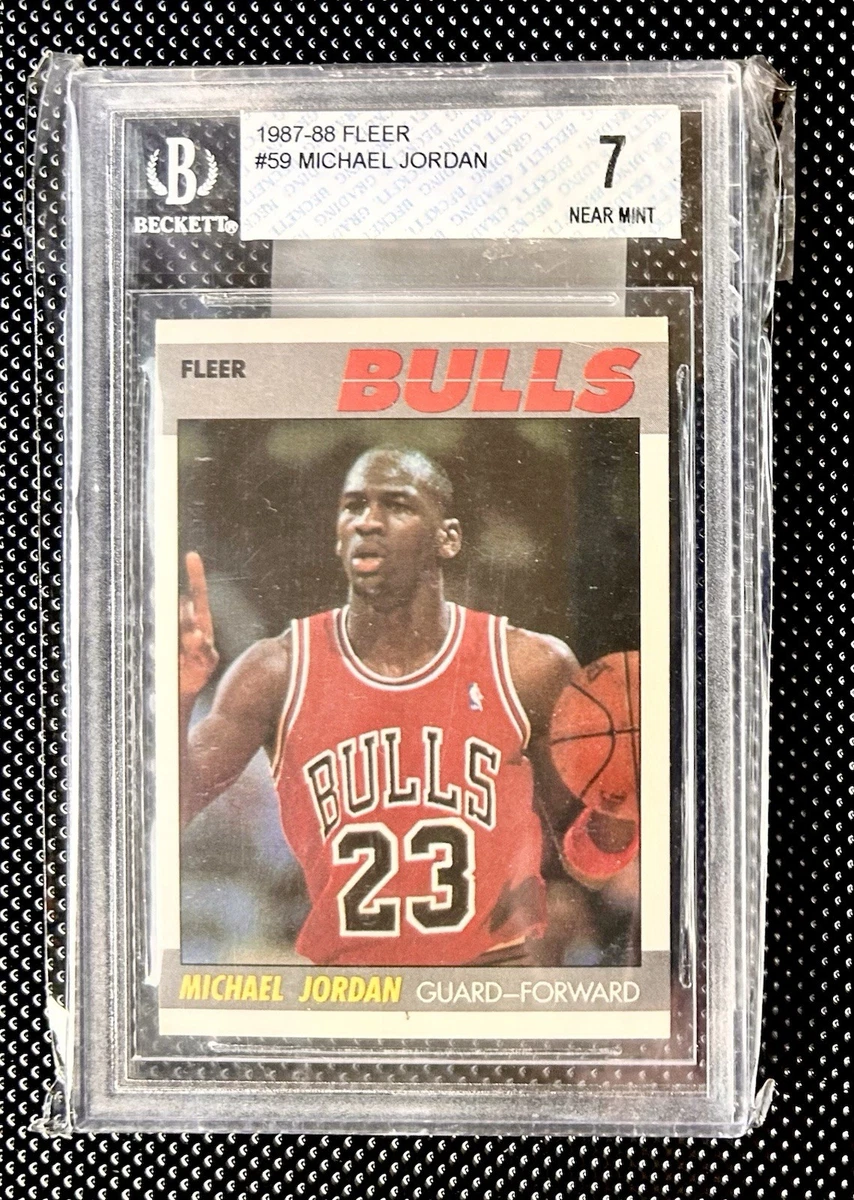 Michael Jordan Basketball 1987-88 Season Sports Trading Card