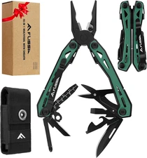 16-In-1 Multi Tool Pliers, Gifts for Men, Stainless Steel EDC Multitool with Poc