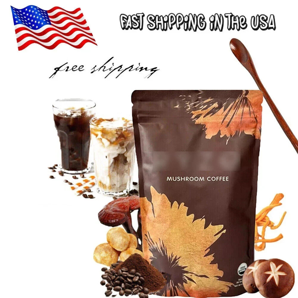 2024 New RYZE Mushroom Coffee Organic Coffee 30 Servings in one Pack - No odor