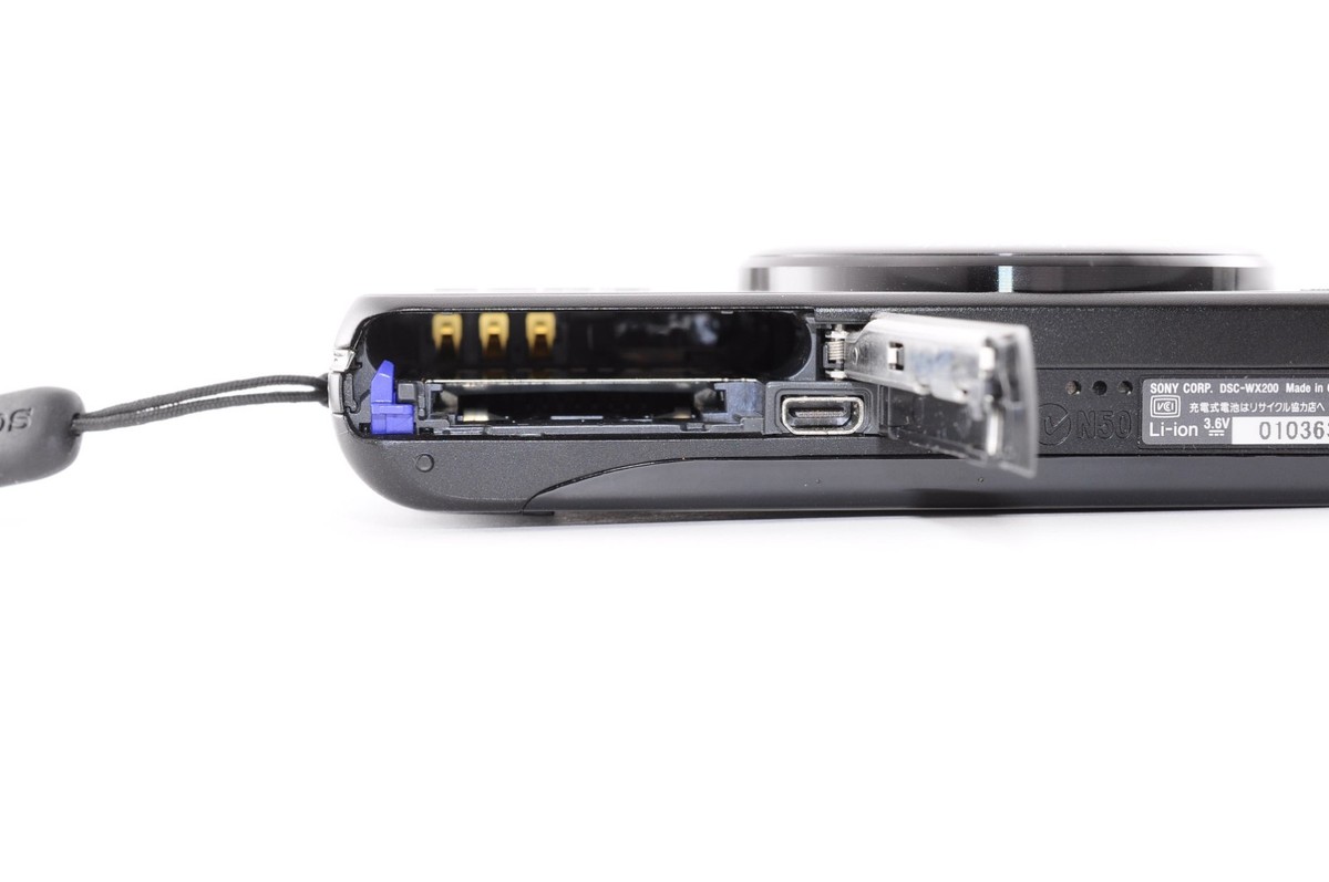 Sony Cyber Shot DSC-WX200 Black Near Mint 18.2MP *Japanese Display