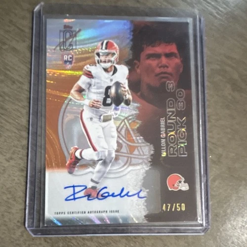 2025 Topps Signature Dillon Gabriel Orange Lava (RAW)