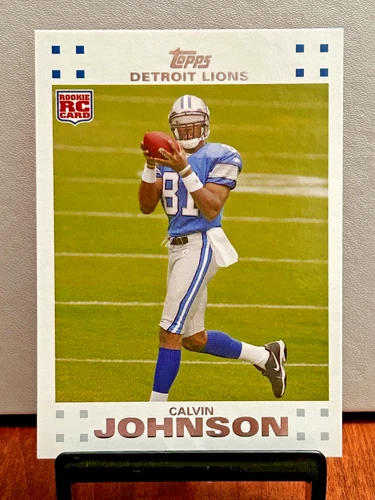 2007 Topps - Exclusive Rookies Calvin Johnson #2 (RC) White Border