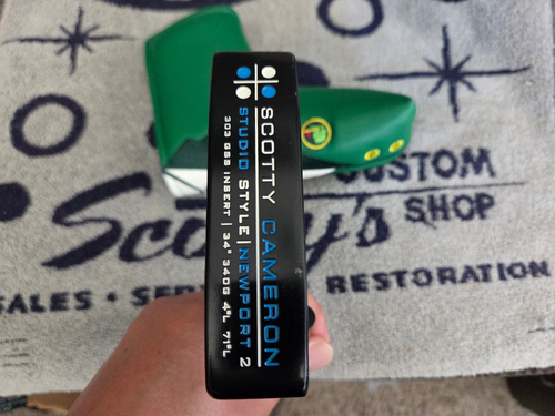 Rare Scotty Cameron Studio Style Newport 2 Black Putter 33.75"-340G⛳⛳⛳ - Picture 18 of 24