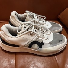 On Cloud Roger 2 Clay Court Shoes Size 11 EU45White Black EUC Men