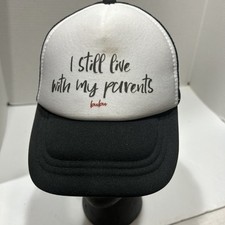 Infant Black SnapBack Trucker Hat Bubu Brand I Still Live With My Parents