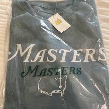 NEW 2026 Blue MASTERS Crewneck Augusta National Golf Sweatshirt Size Medium M