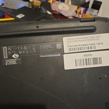 Lenovo 100e Chromebook 11.6" 32GB eMMC, 4GB RAM Laptop - Black 81ER000BUS 