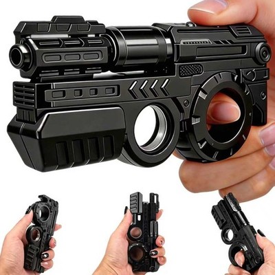 7 in 1 Fidget Slider, Spinner, Hand Roller Handheld Small, Black