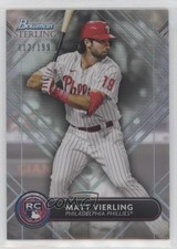 2022 Bowman Sterling Rookies Refractor 112/199 Matt Vierling #BSR-27 15rt