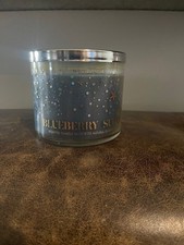 Bath Body Works 3 Wick Large Scented Candle 14.5 oz - Blueberry Sugar