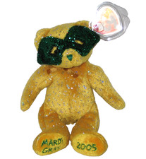RARE MASQUE MARDI GRAS 2005 TY BEANIE BABIE MWMT FREE SHIPPING