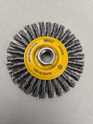 Dewalt Dw 4925B 4" X 5/8-11 Carbon Stringer Wheel .020 Wire 12 Pack - Picture 1 of 4