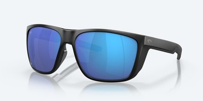 Costa Del Mar Ferg XL Matte Black/Blue Mirror 580G Polarized 62 mm Sunglasses