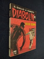 DIABOLIK R Costola bianca 1^ Ristampa nr. 485 cond. ottime FALSO SCOPO