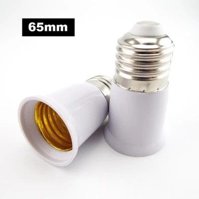 2pcs E27 to E27 Extension Socket Base CLF LED Light Bulb Lamp Adapter Converter
