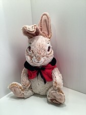 Peter Rabbit Dan Dee 14” Sitting. Red Vest Plush Animal from the Movie. NEW