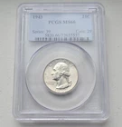 PCGS MS66 1943 Washington Quarter Philadelphia Silver 25C Cert#72655537