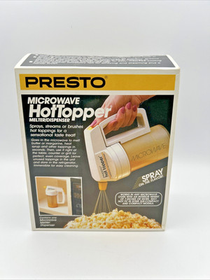 VTG Presto Microwave HotTopper Melter Dispenser 03050 Spray Stream Brush NOB