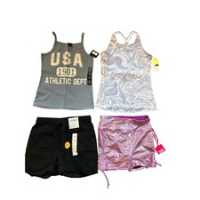 Girls XL 14/16 - 4pc Summer Lot 2 pairs of shorts and 2 tank tops NWT