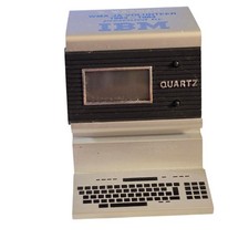 Vintage IBM Computer Award 1983 1984 Clock S Waxman WMA JA Volunteer