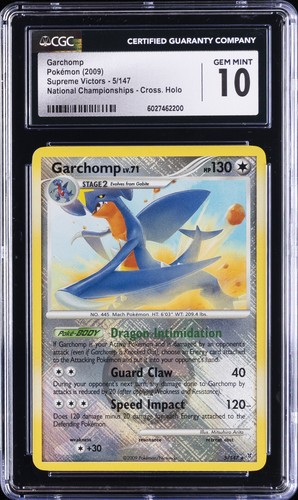 Garchomp graded CGC 10 for sale on eBay