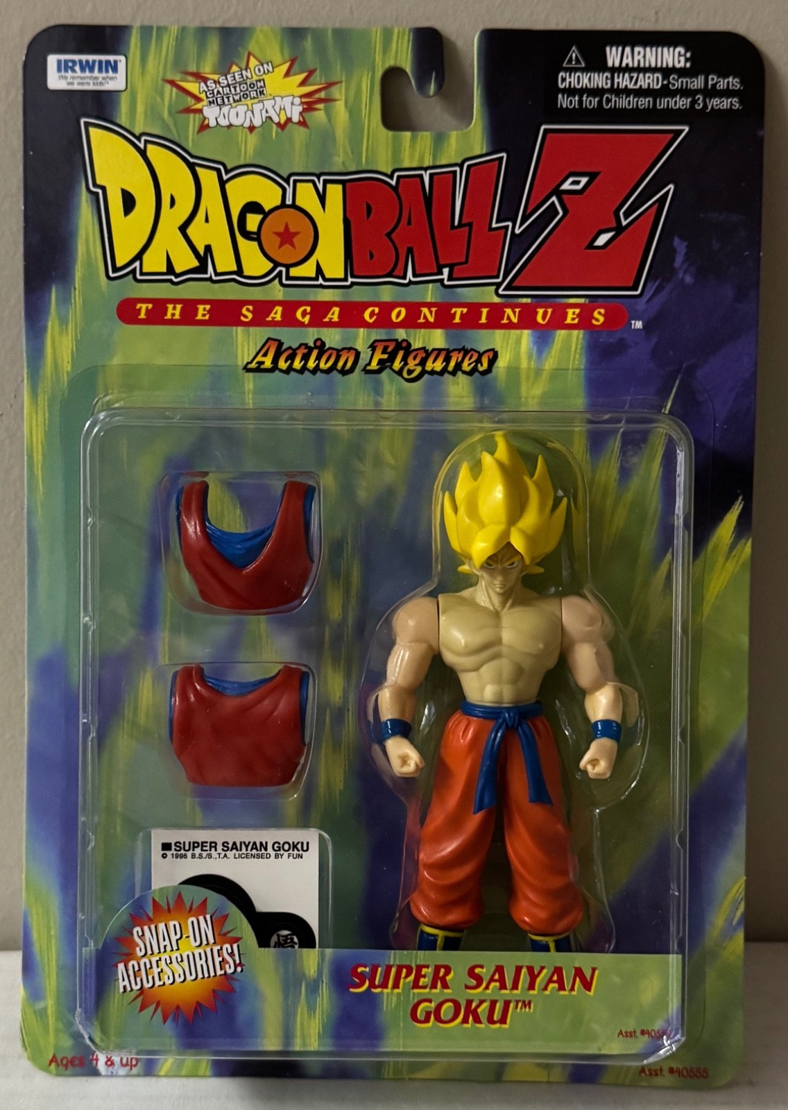Dragon Ball Z Saga Continues Serie 1 Super Saiyan Goku Irwin 1999