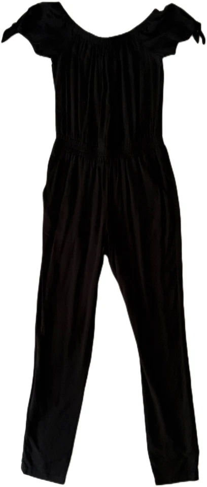 NUEVO SIN ETIQUETAS $168 REVOLVE X SPLENDID Mono Chelsea Voile en Negro Talla S Foto 4 de 4