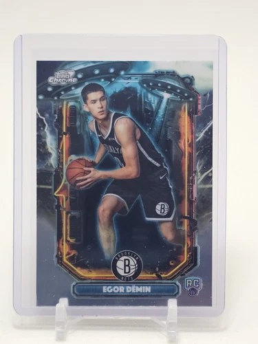 EGOR DEMIN 2025-26 TOPPS COSMIC CHROME ROOKIE EXTRATERRESTRIAL TALENT Q2045