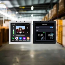 Smart Home Control Panel Wall Amplifier 4-inch Screen Background Music